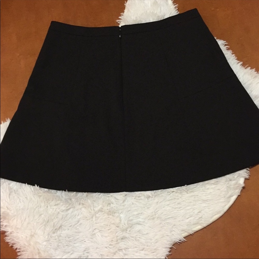 J.Crew Fit & Flare Black Skirt Size 12 - Picture 3 of 7